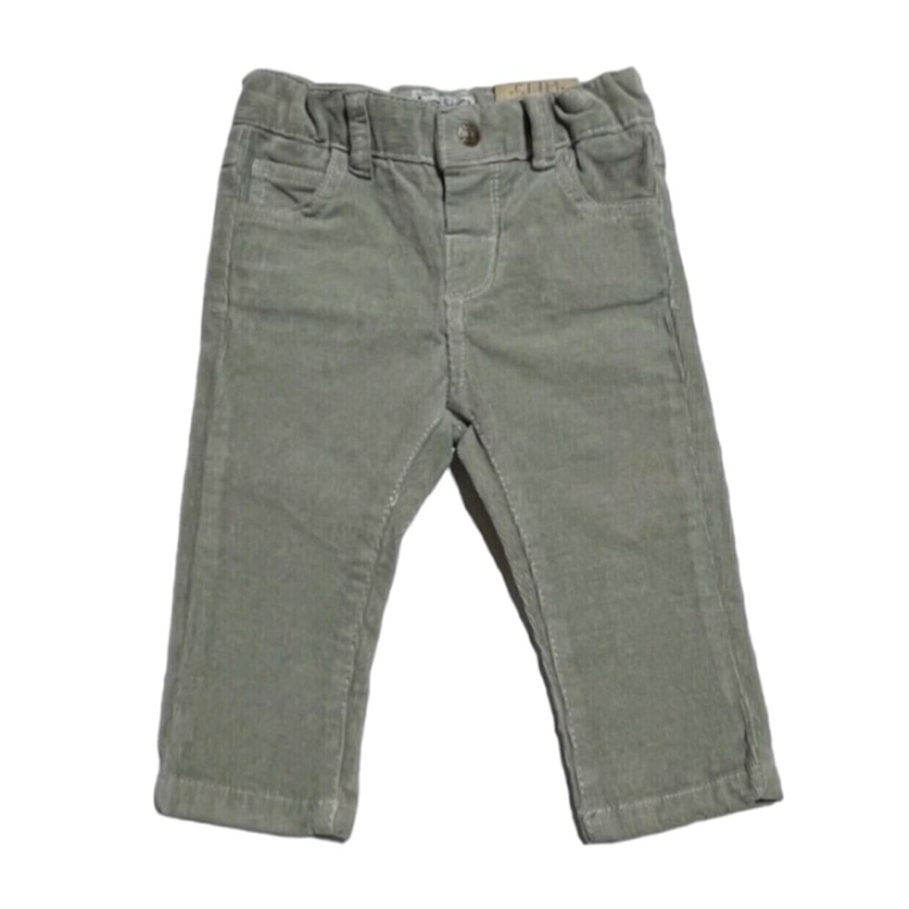 NEW! Mayoral grey corduroy slim fit pants 6 months